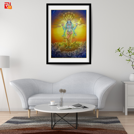 Vishnu - High Quality Print of Artwork by Pieter Weltevrede - Sagar World