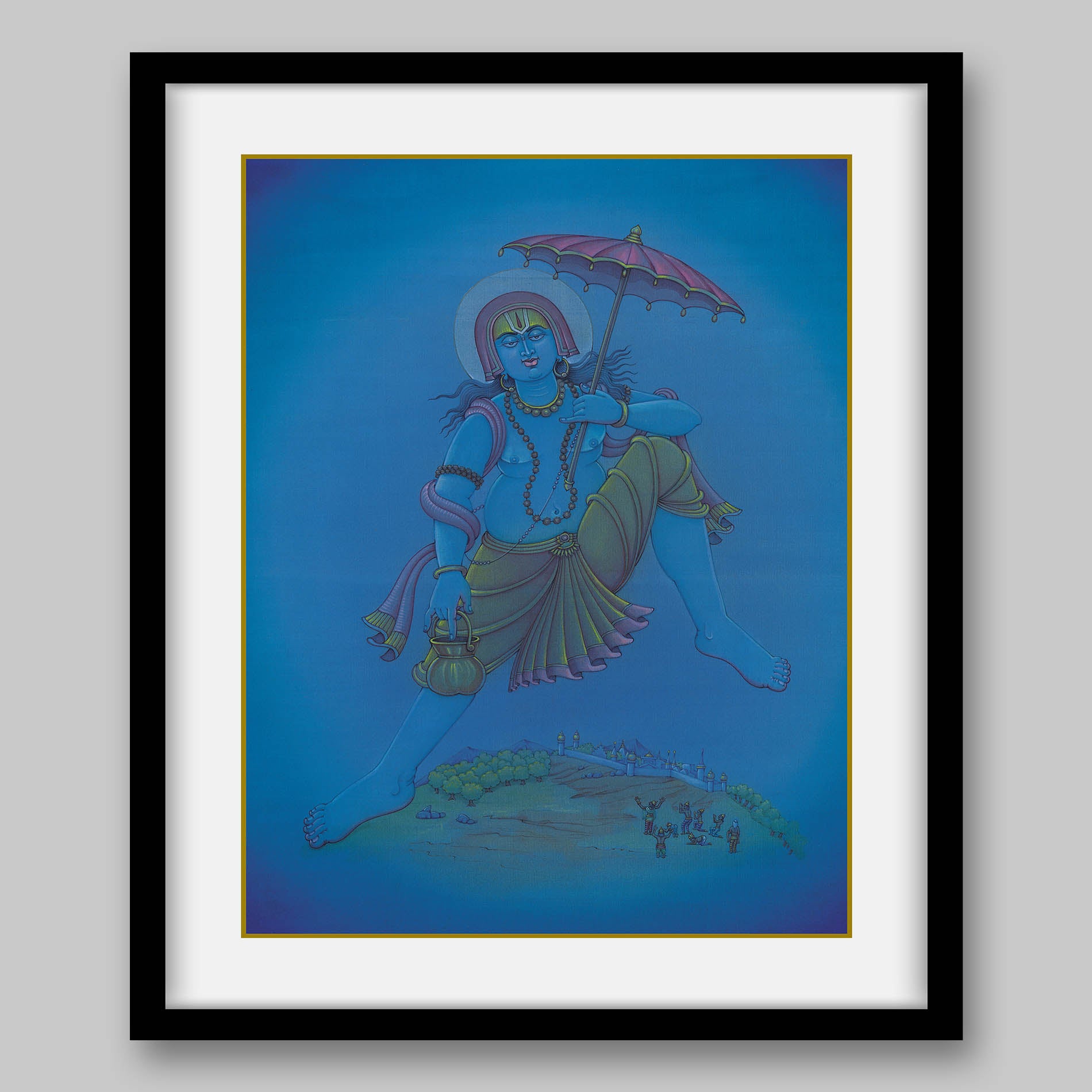 Vamana – The Dwarf Priest – High Quality Print of Artwork by Pieter Weltevrede - Sagar World