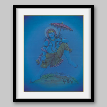 Vamana – The Dwarf Priest – High Quality Print of Artwork by Pieter Weltevrede - Sagar World