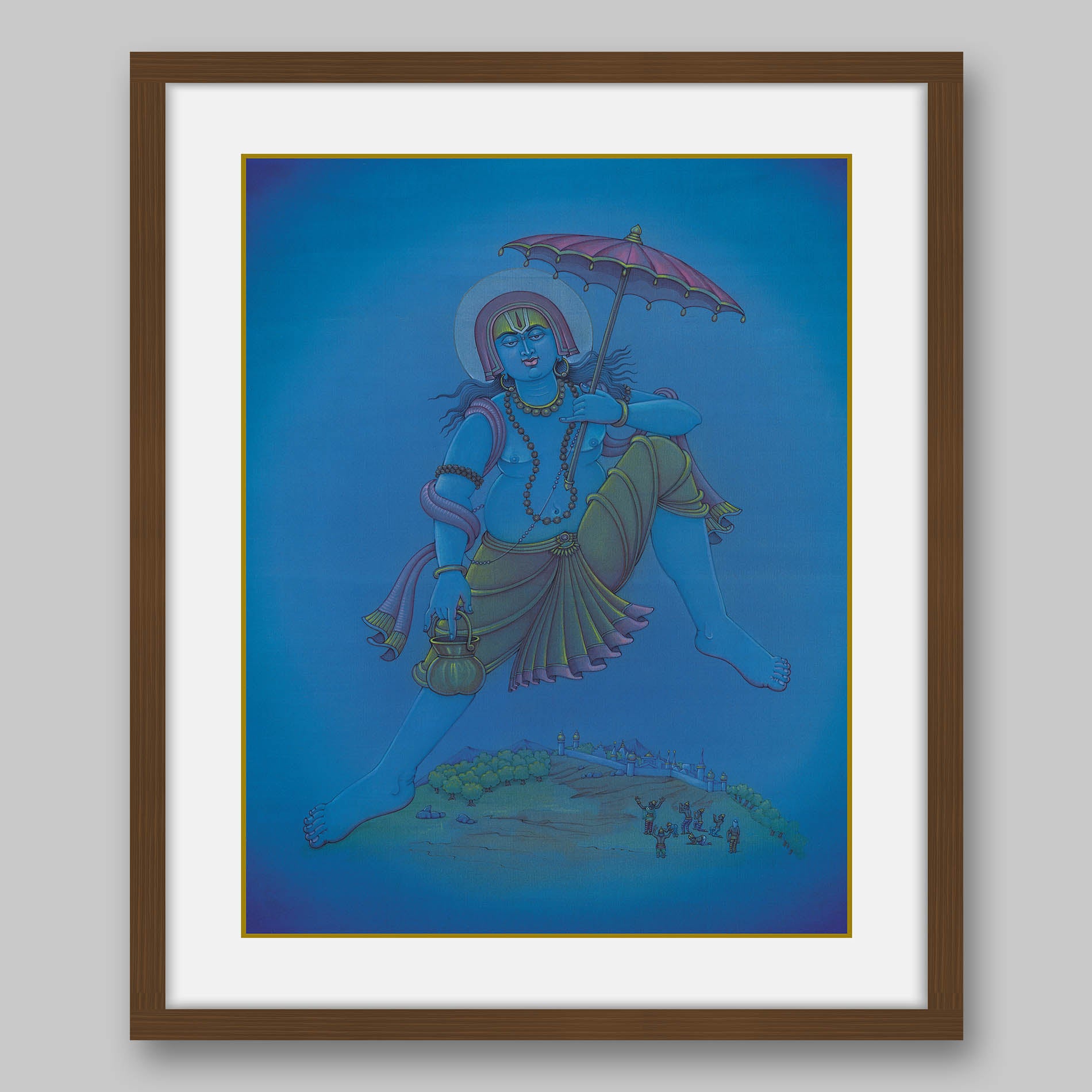 Vamana – The Dwarf Priest – High Quality Print of Artwork by Pieter Weltevrede - Sagar World