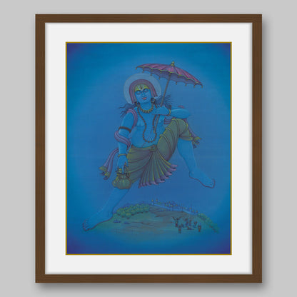 Vamana – The Dwarf Priest – High Quality Print of Artwork by Pieter Weltevrede - Sagar World