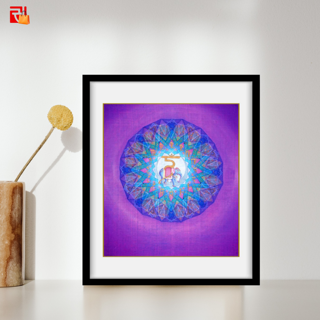 Vishuddha Chakra – High Quality Print of Artwork by Pieter Weltevrede - Home Decor - Sagar World