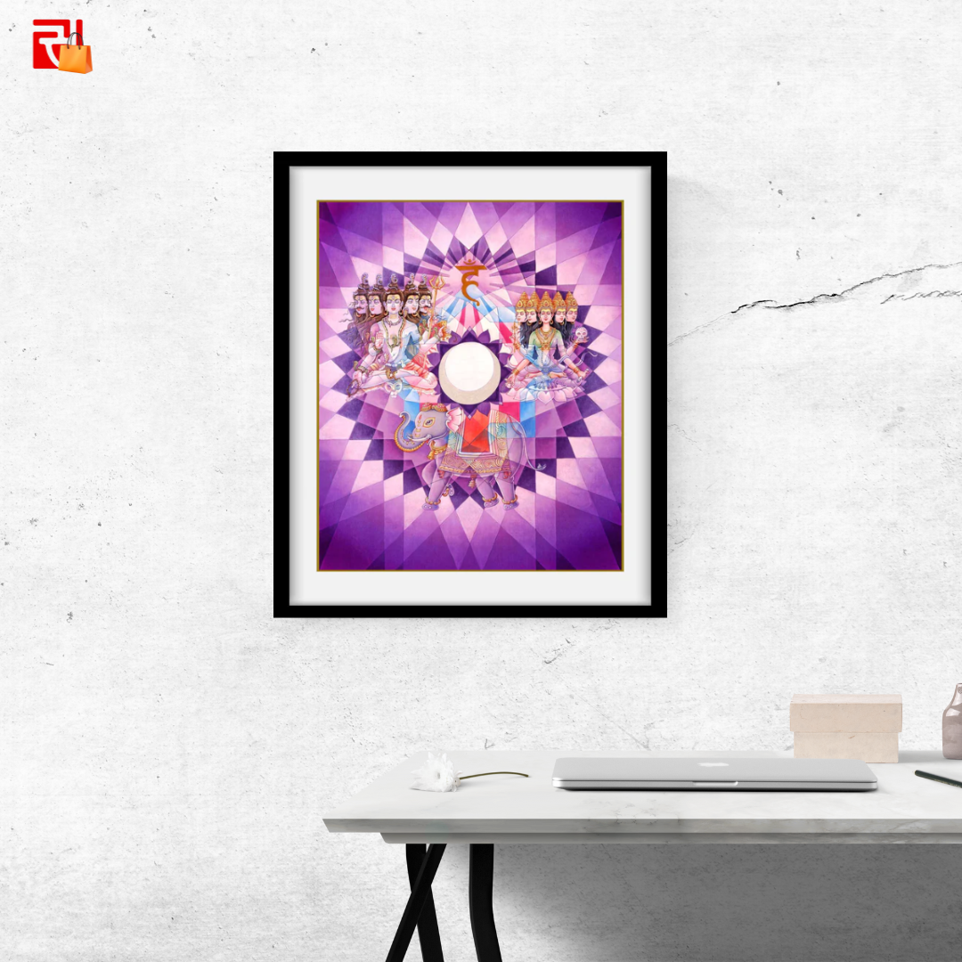 Vishuddha Chakra – High Quality Print of Artwork by Pieter Weltevrede - Home Decor - Sagar World