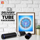 Moon and Kaamdhenu Yantra - High Quality Print of Artwork by Pieter Weltevrede - Home Decor - Sagar World