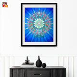 Moon Yantra - High Quality Print of Artwork by Pieter Weltevrede - Home Decor - Sagar World