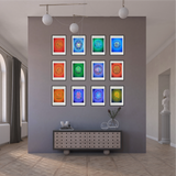 All Zodiac Mandala Art combo Set – The 12 Vedic Zodiac Signs High-Quality Art Prints by Pieter Weltevrede