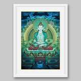 Amitabha Buddha- The Buddha of Infinite Light- High Quality Print of Artwork by Pieter Weltevrede