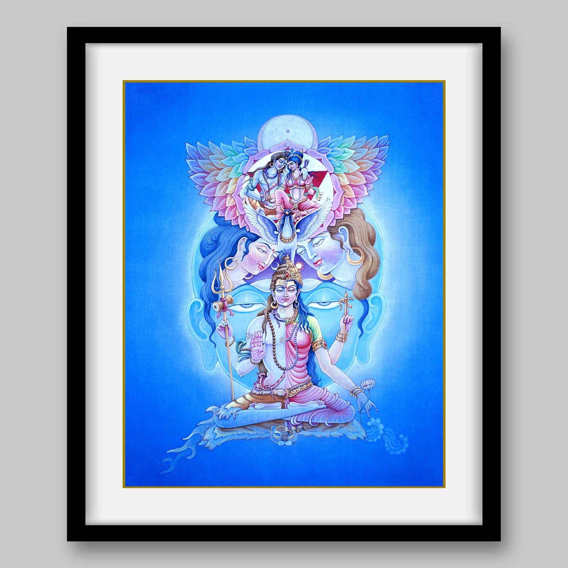 Ardhanarishwara – High Quality Print of Artwork by Pieter Weltevrede