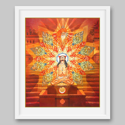 Brahma Granthi Yantra- High Quality Print of Artwork by Pieter Weltevrede - Home Decor