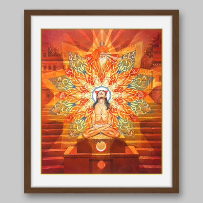 Brahma Granthi Yantra- High Quality Print of Artwork by Pieter Weltevrede - Home Decor
