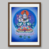 Samantabhadra – The Primordial Buddha – With His Consort Samantabhadri- High Quality Print of Artwork by Pieter Weltevrede - Sagar World