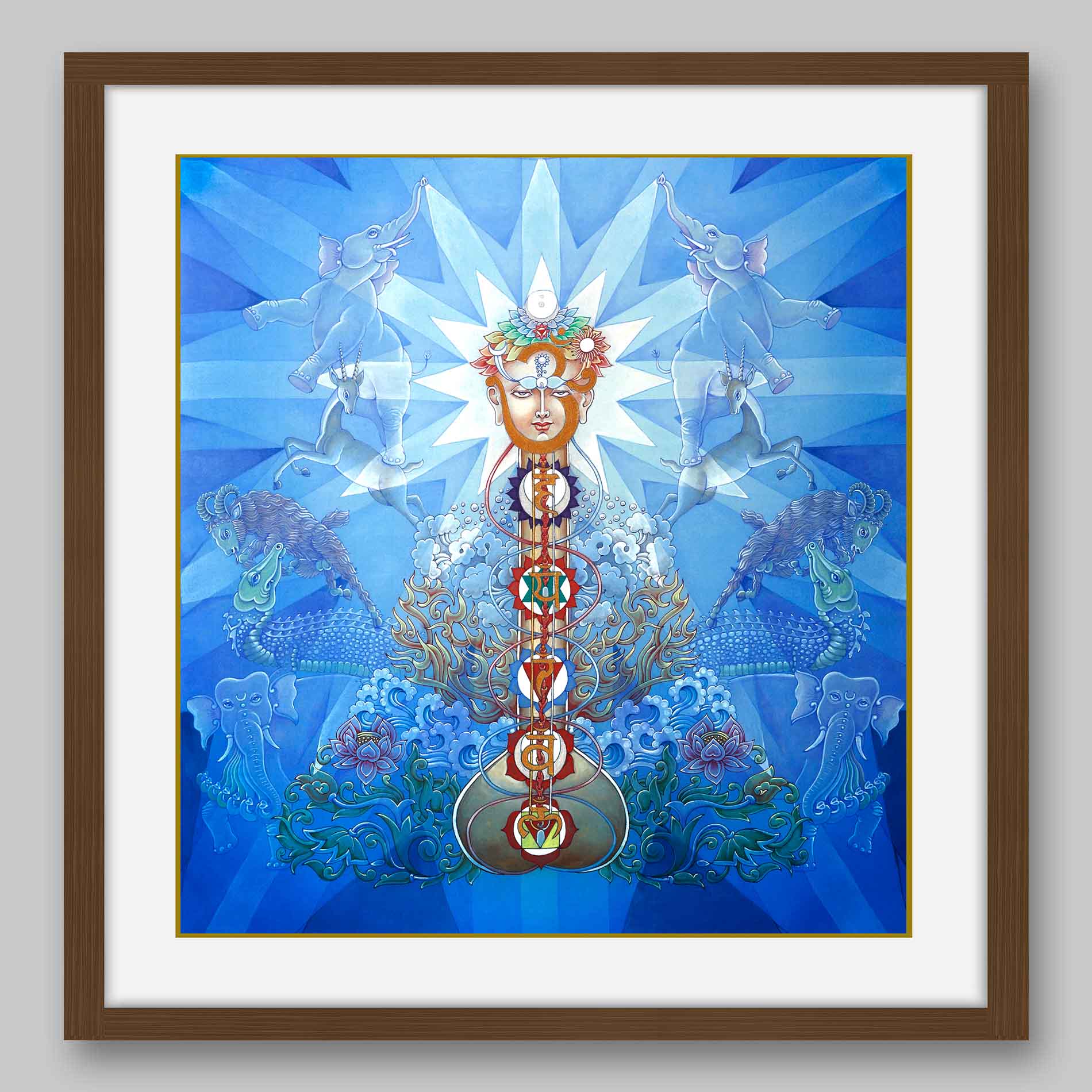 Seven Chakras – High Quality Print of Artwork by Pieter Weltevrede - Sagar World