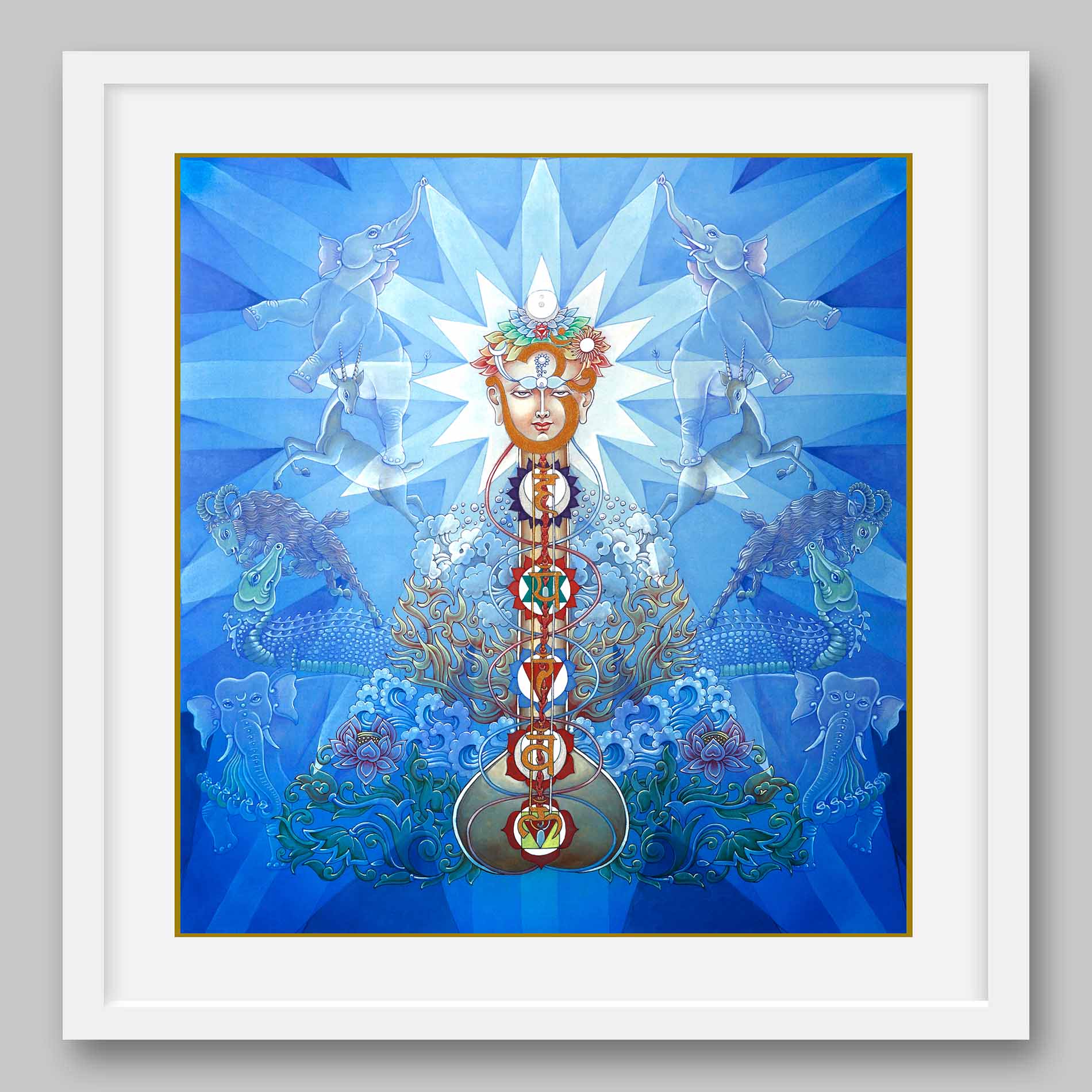 Seven Chakras – High Quality Print of Artwork by Pieter Weltevrede - Sagar World