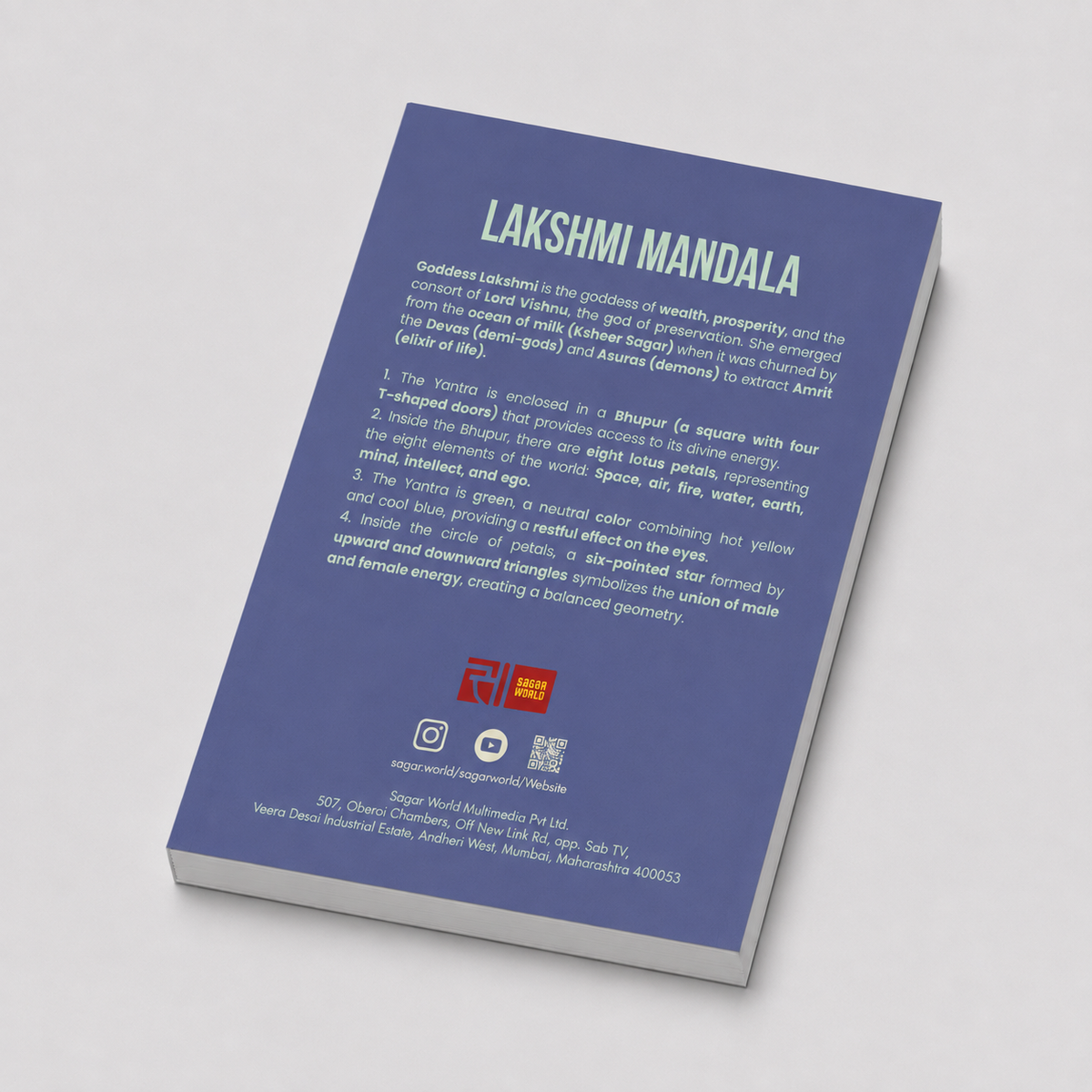 Laxmi Yantra Notebook | A symbol for Prosperity, Abundance, Fortune & Positive Intentions
