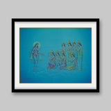 Eight Vasus appealing to River Goddess Ganga – High Quality Print of Artwork by Pieter Weltevrede