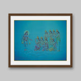 Eight Vasus appealing to River Goddess Ganga – High Quality Print of Artwork by Pieter Weltevrede