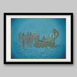 Devas appealing to God, Vishnu – High Quality Print of Artwork by Pieter Weltevrede
