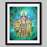 Durga - High Quality Print of Artwork by Pieter Weltevrede