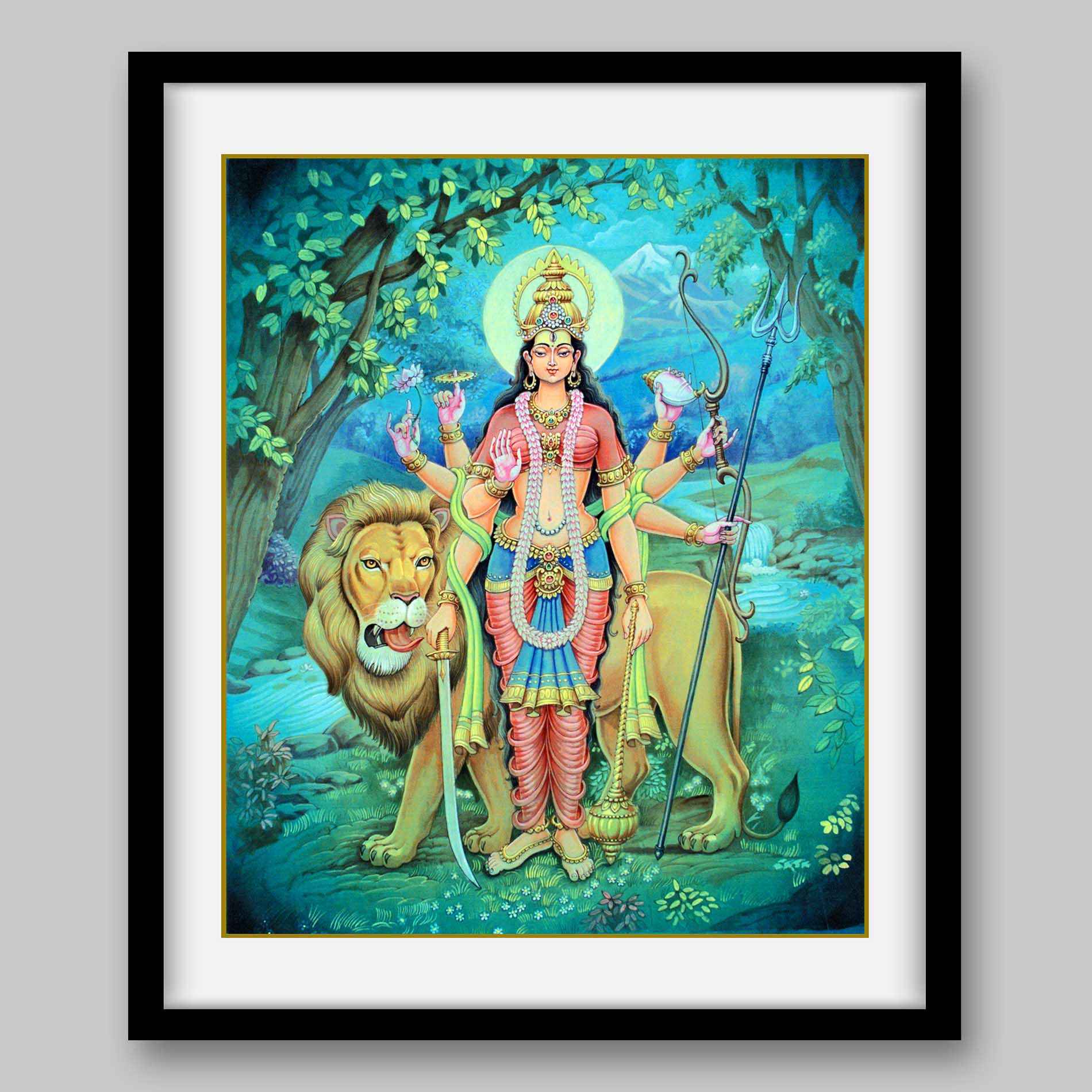 Durga - High Quality Print of Artwork by Pieter Weltevrede