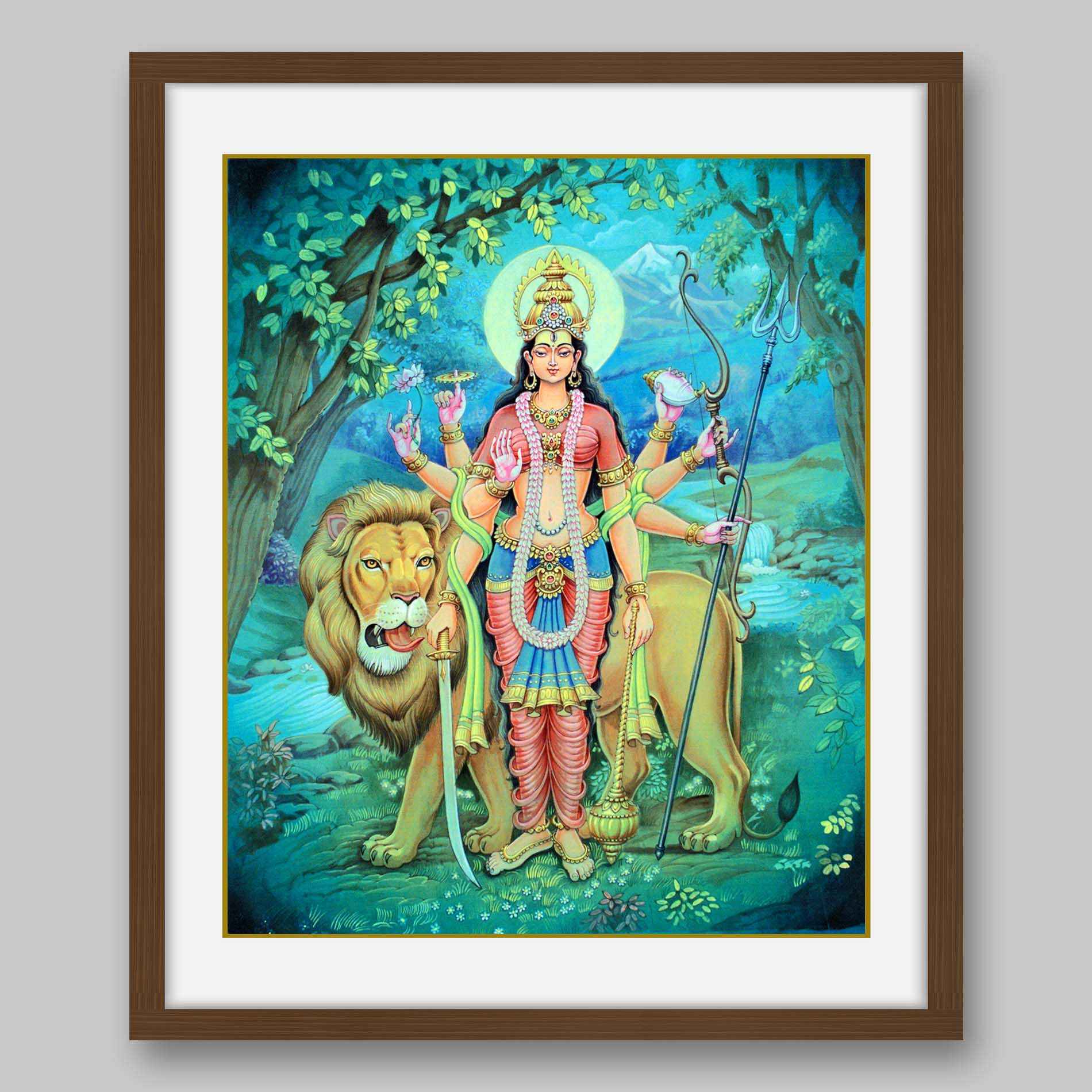 Durga - High Quality Print of Artwork by Pieter Weltevrede