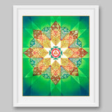 Ganesha Yantra – High Quality Print of Artwork by Pieter Weltevrede - Home Decor