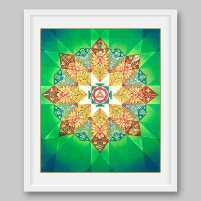 Ganesha Yantra – High Quality Print of Artwork by Pieter Weltevrede - Home Decor
