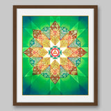 Ganesha Yantra – High Quality Print of Artwork by Pieter Weltevrede - Home Decor