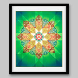Ganesha Yantra – High Quality Print of Artwork by Pieter Weltevrede - Home Decor