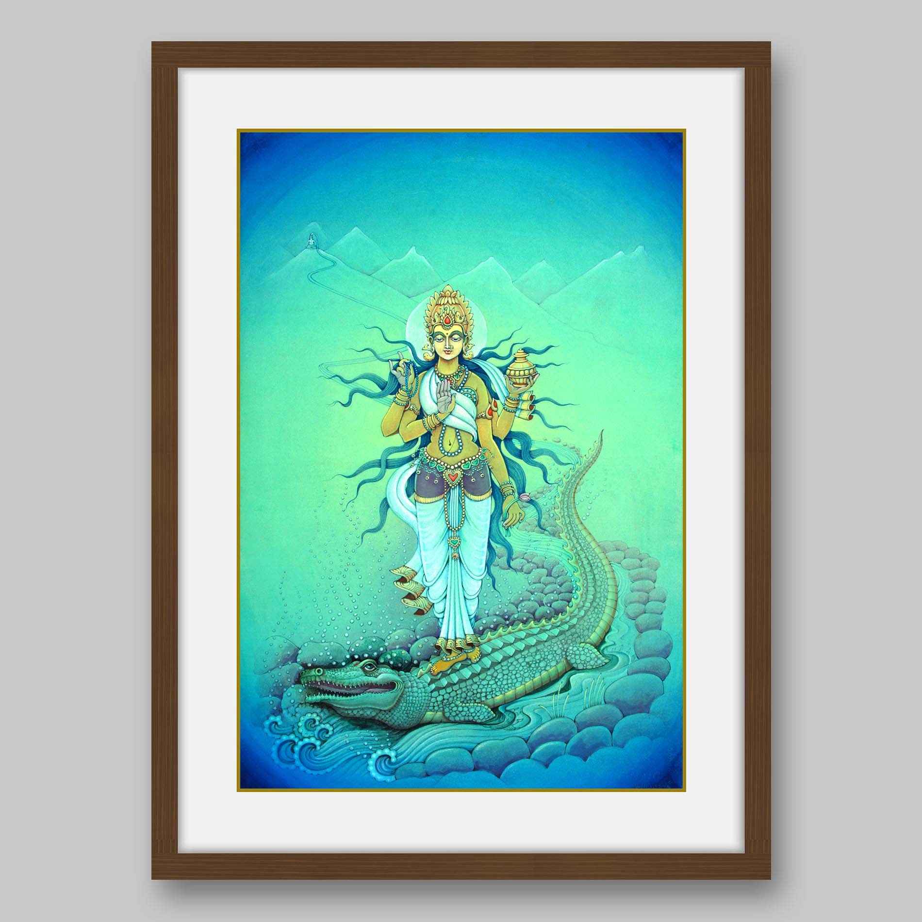 Ganga - High Quality Print of Artwork by Pieter Weltevrede