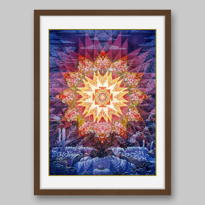 Gayatri Yantra- High Quality Print of Artwork by Pieter Weltevrede