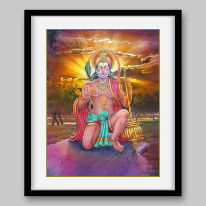Hanuman – High Quality Print of Artwork by Pieter Weltevrede