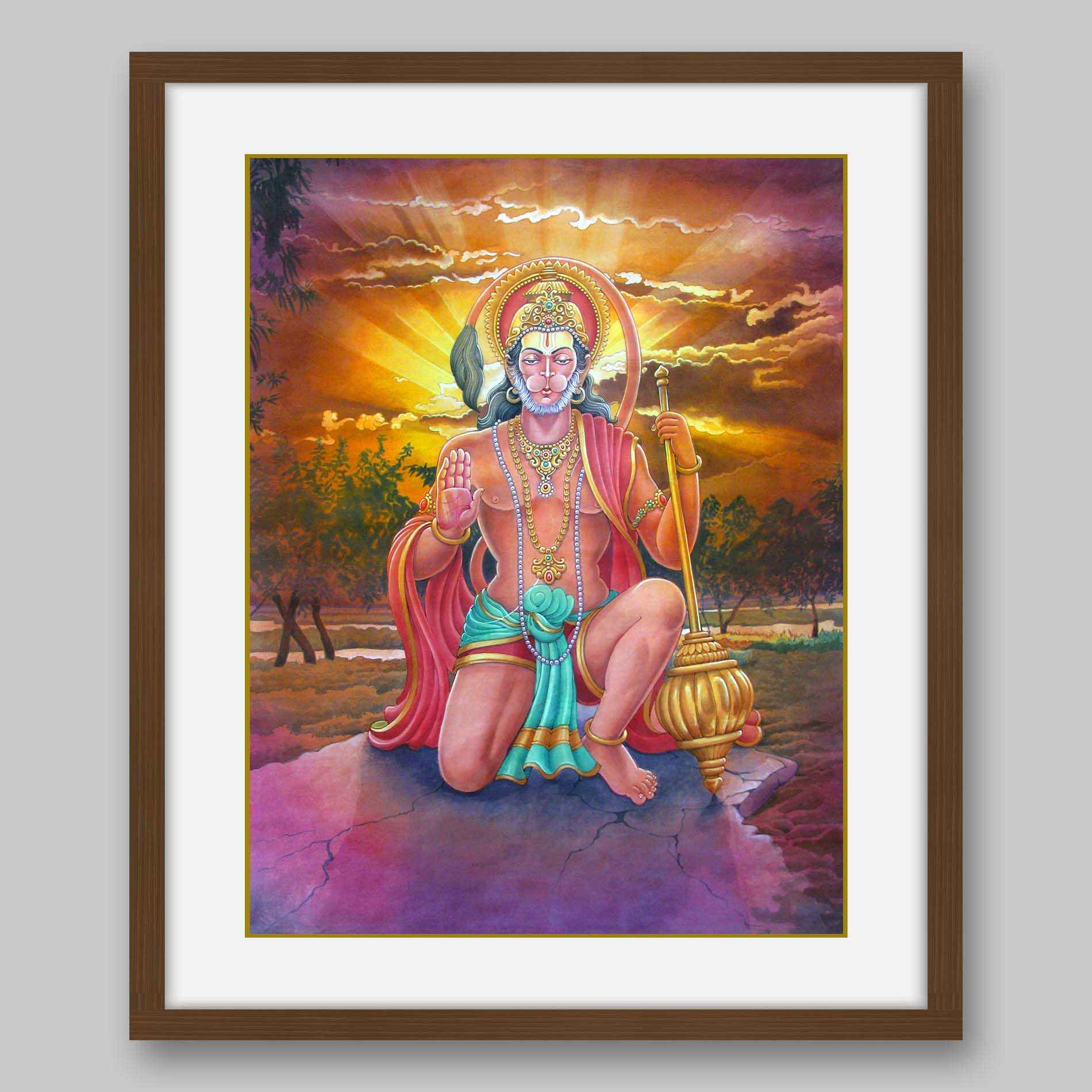 Hanuman – High Quality Print of Artwork by Pieter Weltevrede