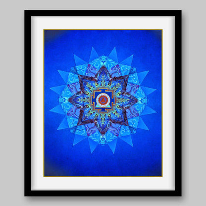Kali Yantra - High Quality Print of Artwork by Pieter Weltevrede - Home Decor
