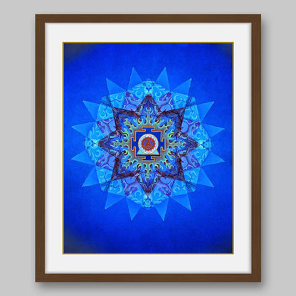 Kali Yantra - High Quality Print of Artwork by Pieter Weltevrede - Home Decor