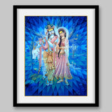 Radha Krishna - High Quality Print of Artwork by Pieter Weltevrede - Sagar World
