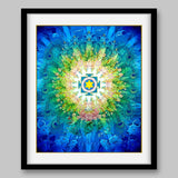 Krishna Yantra - High Quality Print of Artwork by Pieter Weltevrede - Sagar World