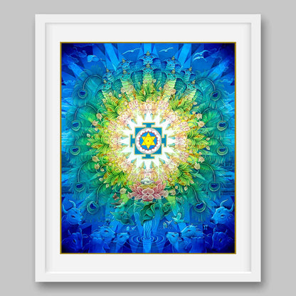 Krishna Yantra - High Quality Print of Artwork by Pieter Weltevrede - Sagar World