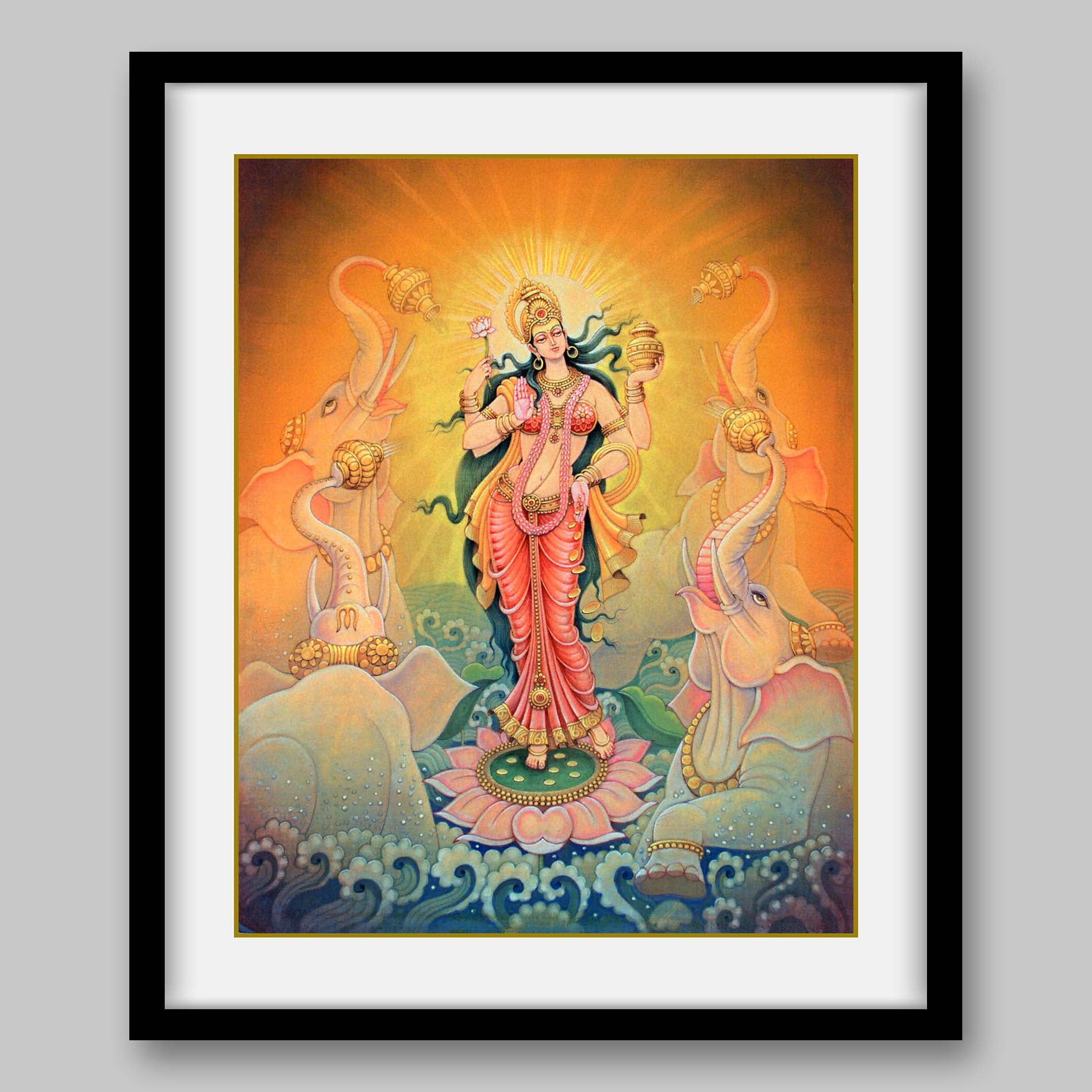 Lakshmi - High Quality Print of Artwork by Pieter Weltevrede - Sagar World