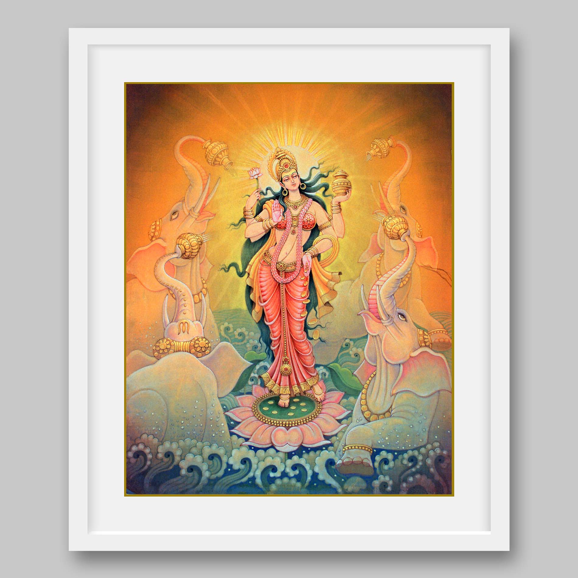 Lakshmi - High Quality Print of Artwork by Pieter Weltevrede - Sagar World