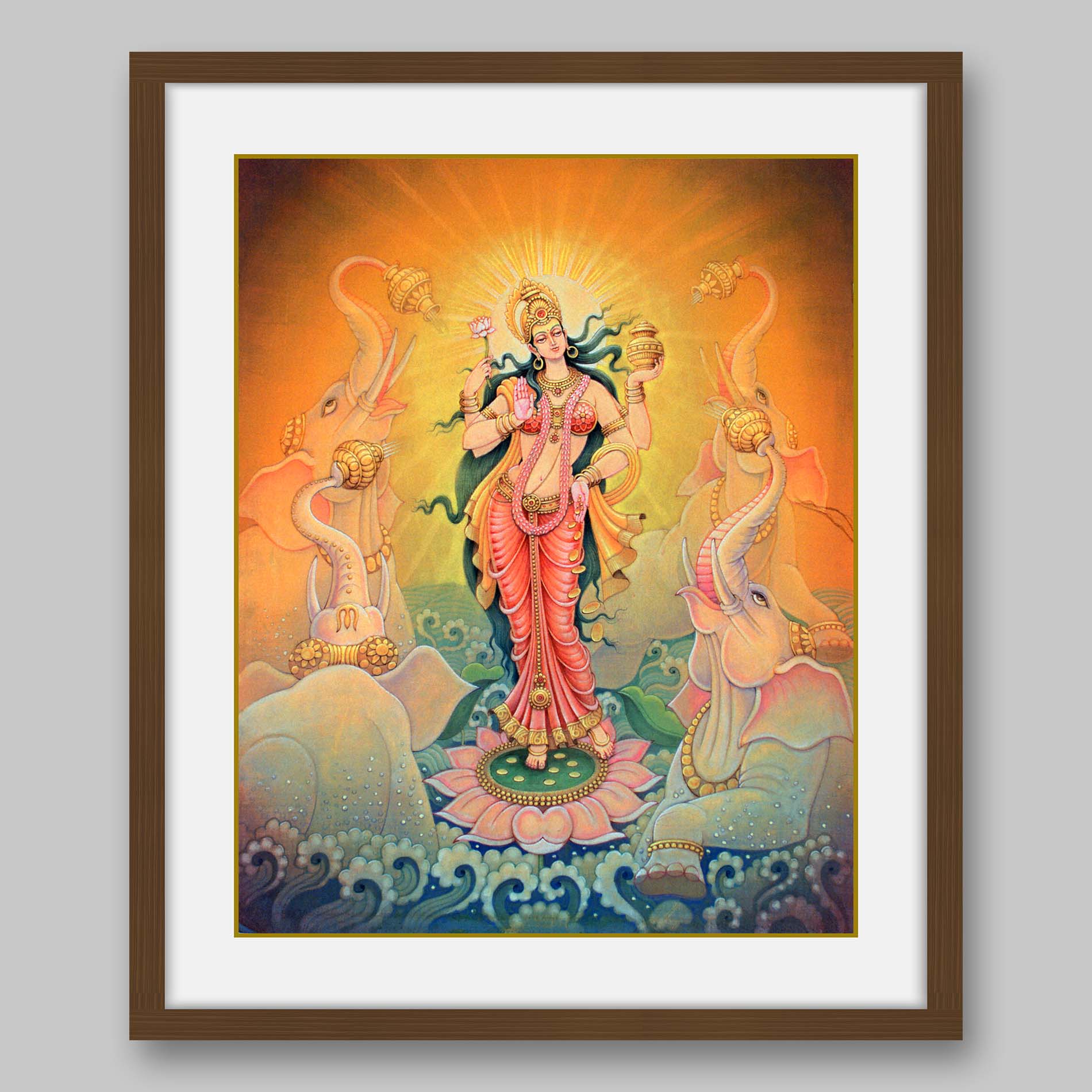 Lakshmi - High Quality Print of Artwork by Pieter Weltevrede - Sagar World