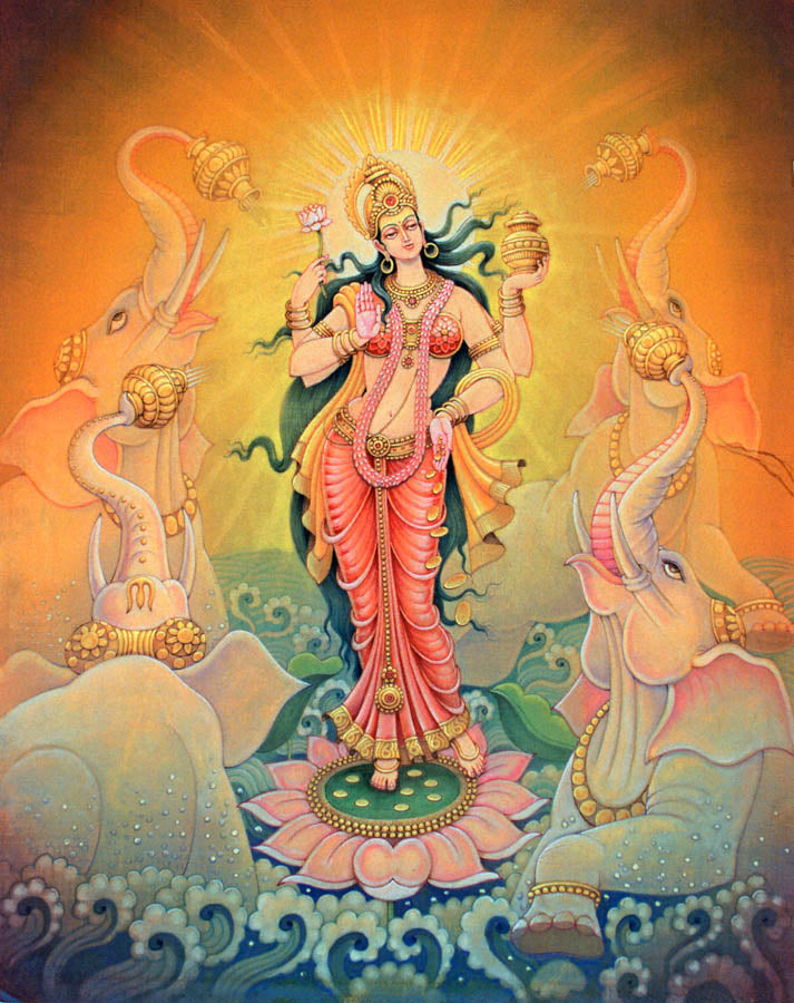 Lakshmi - High Quality Print of Artwork by Pieter Weltevrede - Sagar World