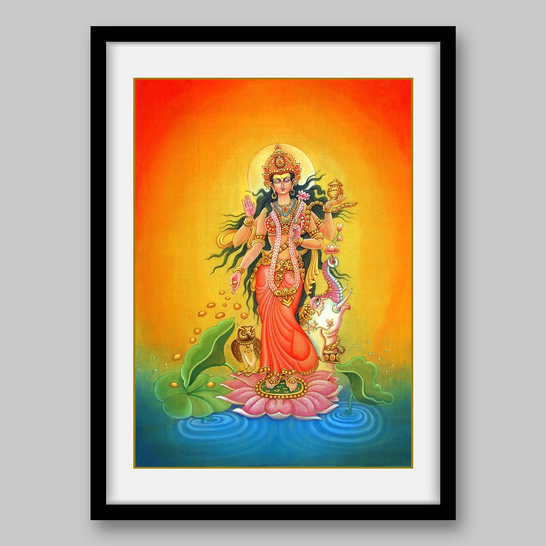 Lakshmi - High Quality Print of Artwork by Pieter Weltevrede - Sagar World