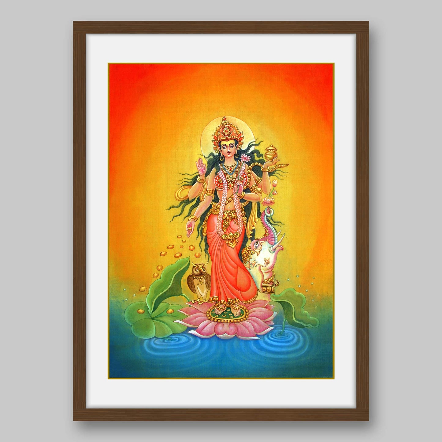 Lakshmi - High Quality Print of Artwork by Pieter Weltevrede - Sagar World