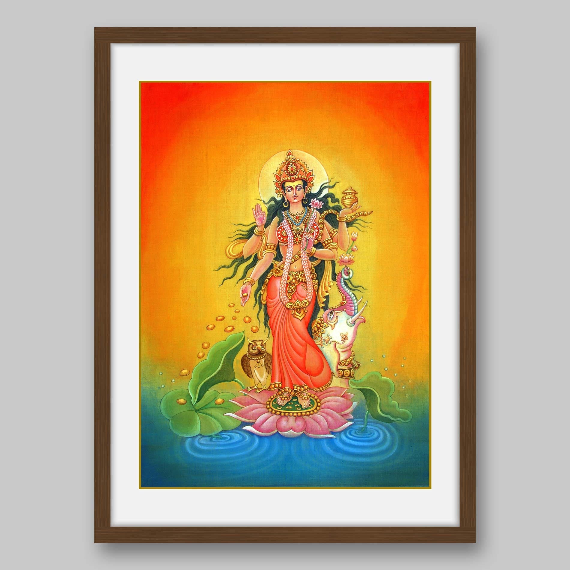 Lakshmi - High Quality Print of Artwork by Pieter Weltevrede - Sagar World