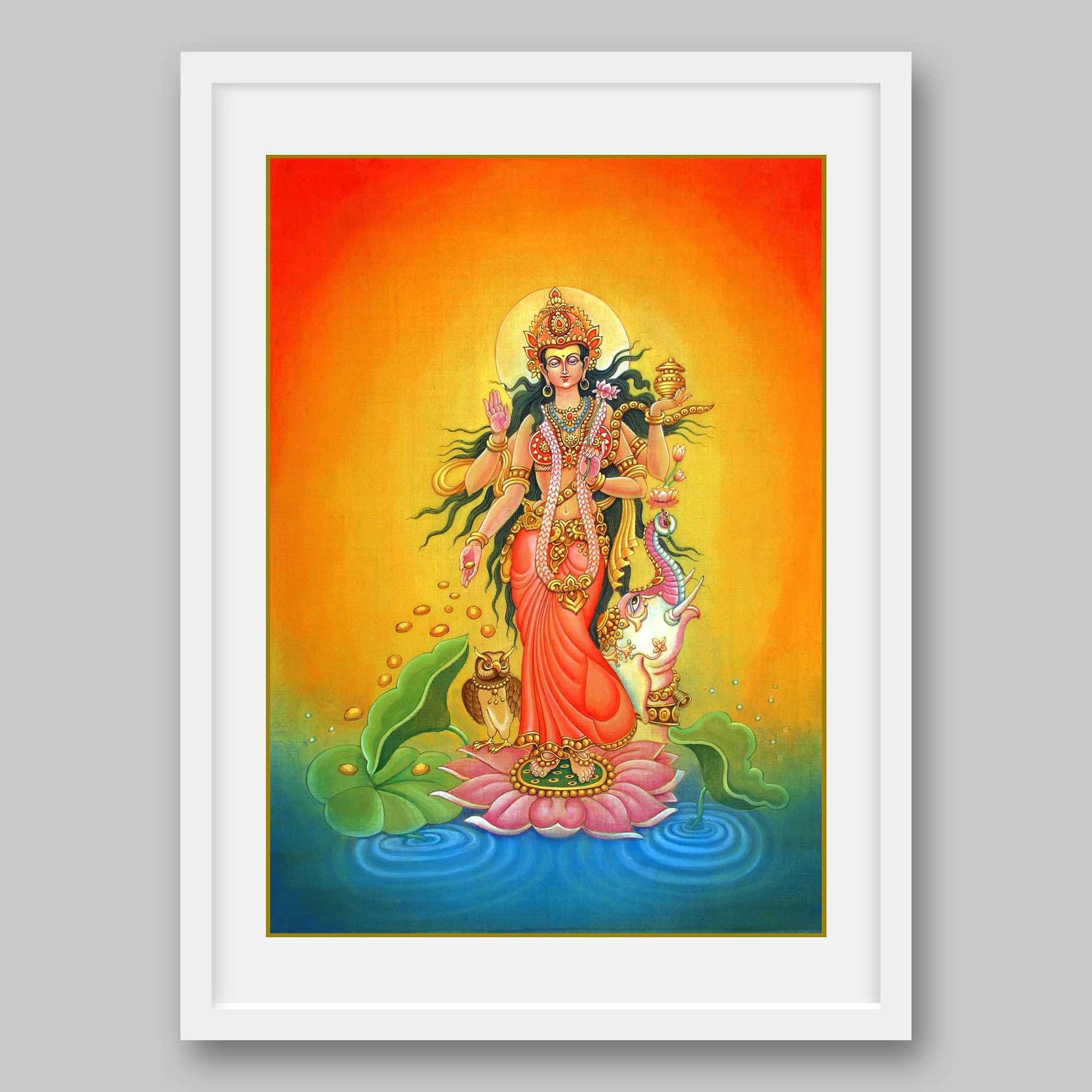 Lakshmi - High Quality Print of Artwork by Pieter Weltevrede - Sagar World