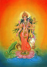 Lakshmi - High Quality Print of Artwork by Pieter Weltevrede - Sagar World