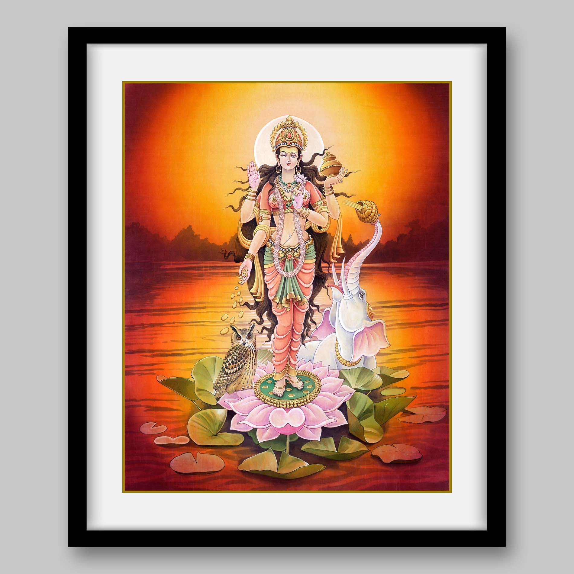 Lakshmi - High Quality Print of Artwork by Pieter Weltevrede - Sagar World