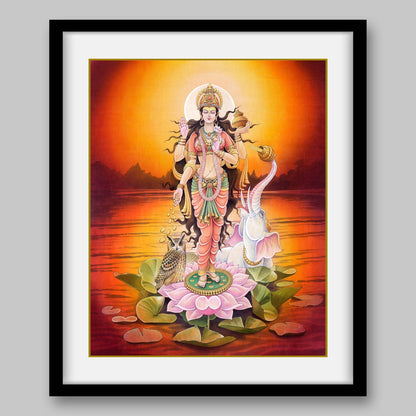 Lakshmi - High Quality Print of Artwork by Pieter Weltevrede - Sagar World