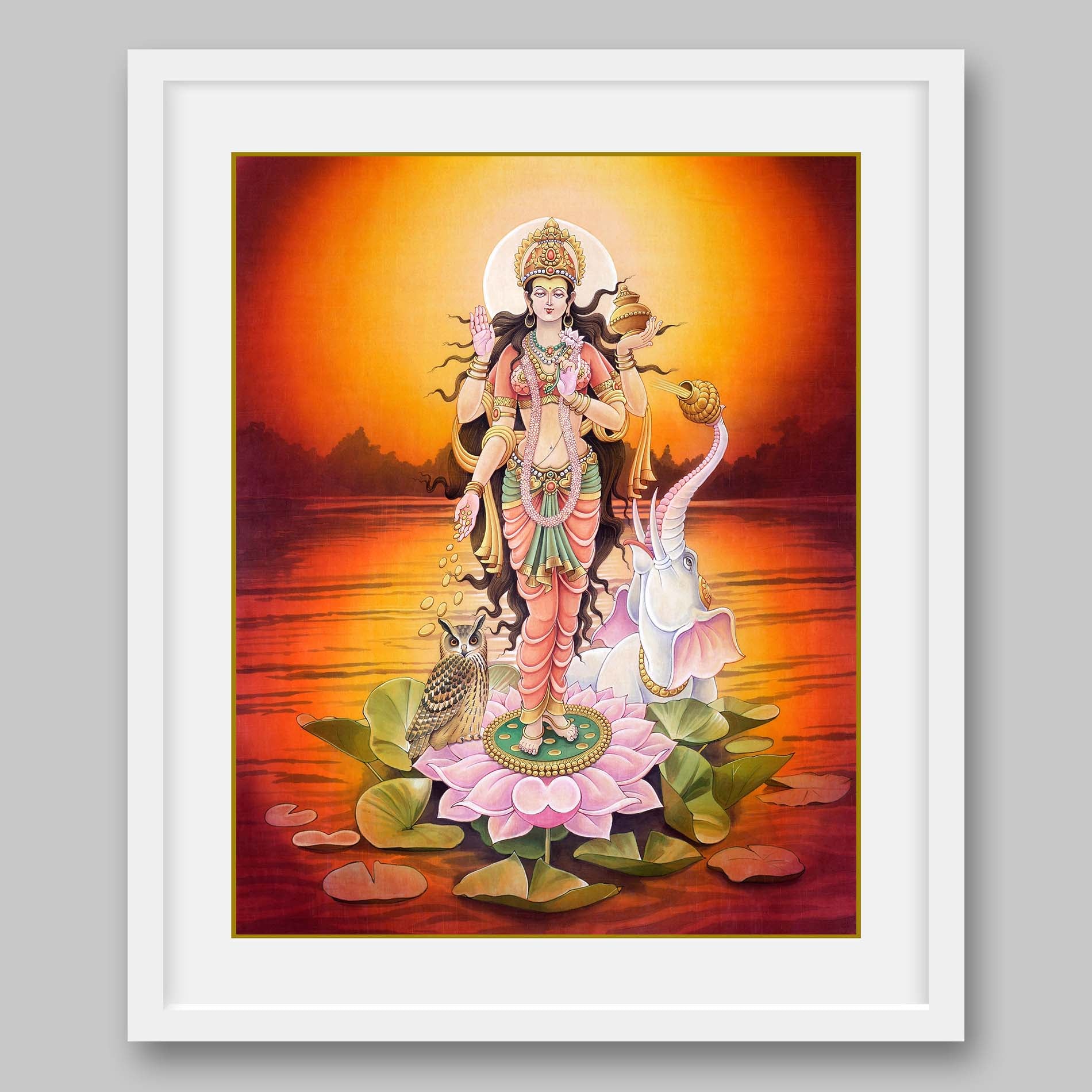 Lakshmi - High Quality Print of Artwork by Pieter Weltevrede - Sagar World