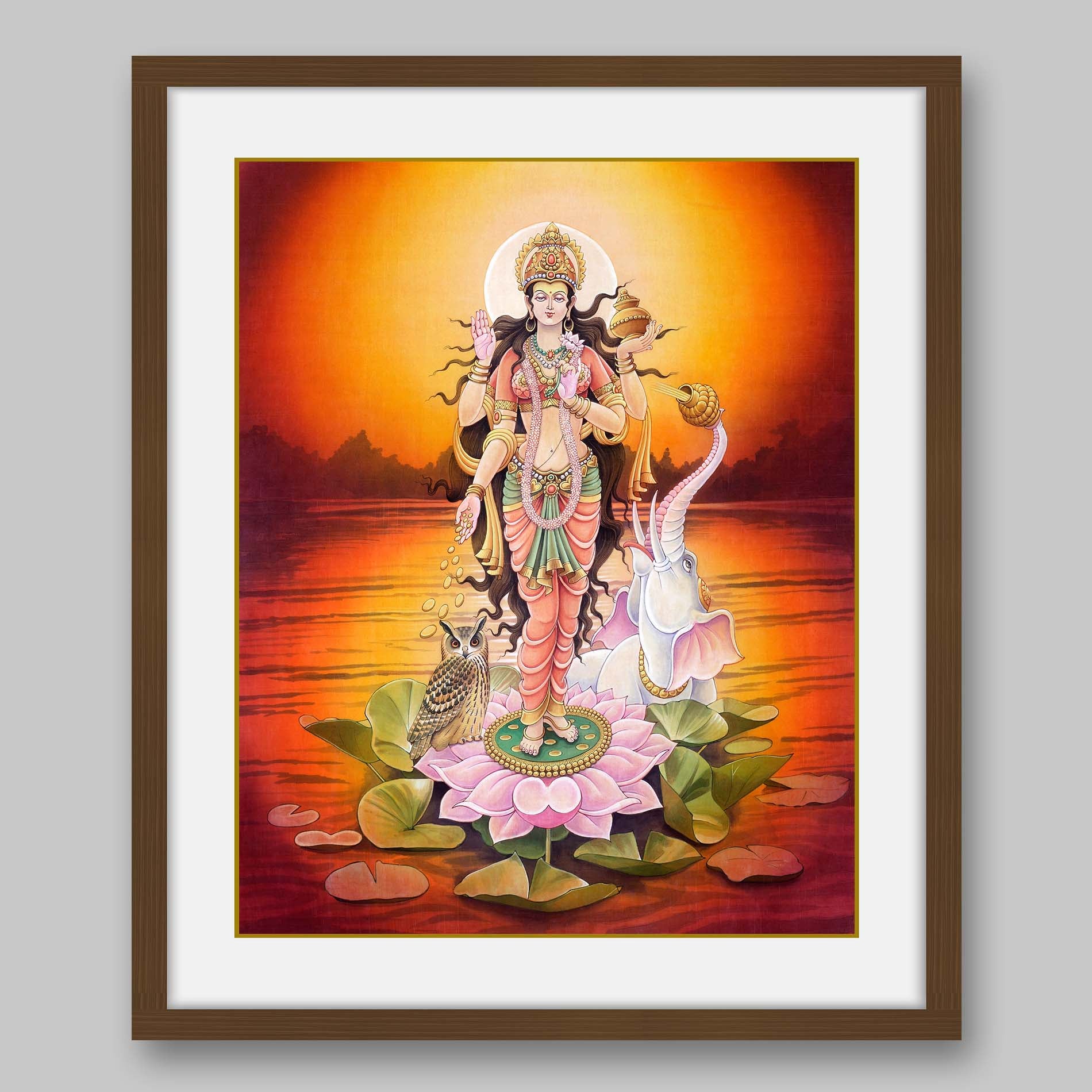 Lakshmi - High Quality Print of Artwork by Pieter Weltevrede - Sagar World